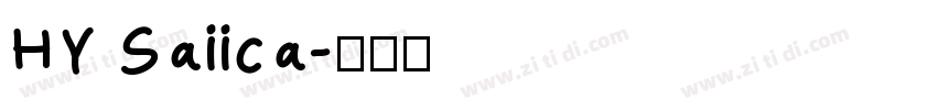 HY Saiica字体转换